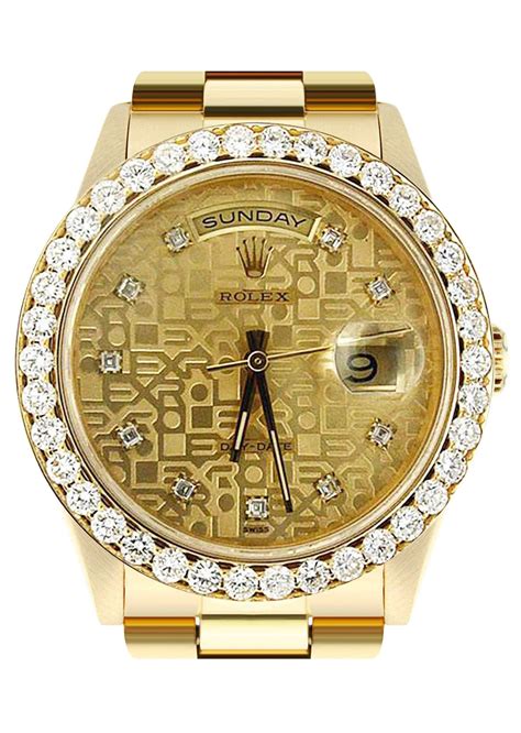 yellow diamond rolex|rolex 18k yellow gold.